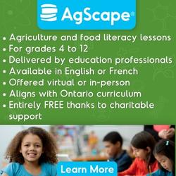 Advertisement for AgScape.